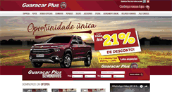 Desktop Screenshot of guaracarplus.com.br