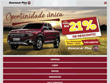 Tablet Screenshot of guaracarplus.com.br